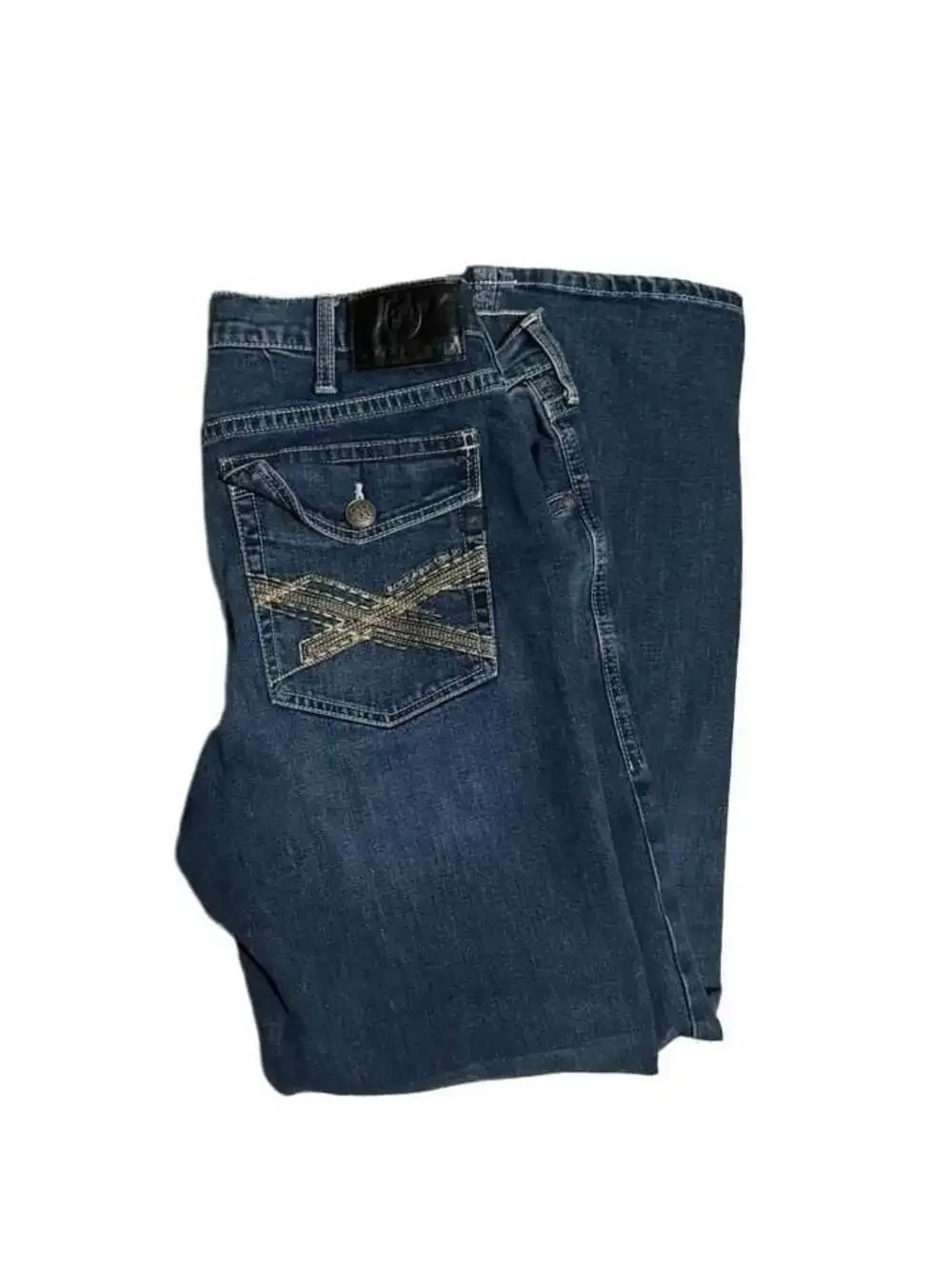 Y2K Rock & Republic Men's Neil Straight Leg Denim Jeans, Size 36x32